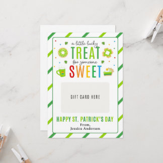 Invitación St. Patrick's Day Teacher Appreciation Gift Card