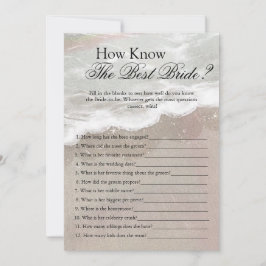 Invitación Starfish and Shells Tropical Beach Bridal Shower