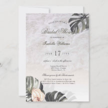 Starfish and Shells Tropical Beach Bridal Shower