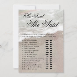 Invitación Starfish and Shells Tropical Beach Bridal Shower