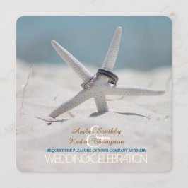 Invitación Starfish Beach Wedding
