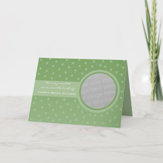 Invitación Starry Baby (Verde)