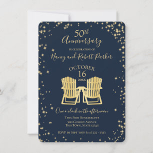 Invitación Starry Night Adirondack preside 50 años en