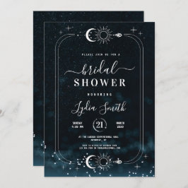 Invitación Starry Night Bridal Shower Celestial