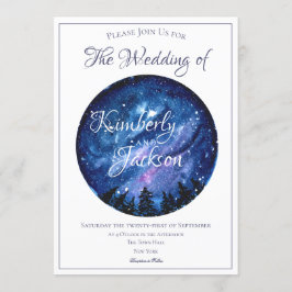 Invitación Starry Night Sky