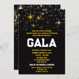 Invitación Stars Charity Ball Fiesta de recaudación de fondos