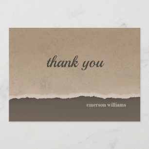 Invitación Stationery de bordes rotos por café