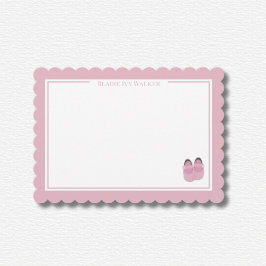 Invitación Stationery rosa personalizada