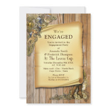 Steampunk Boda En La Participación De La Madera