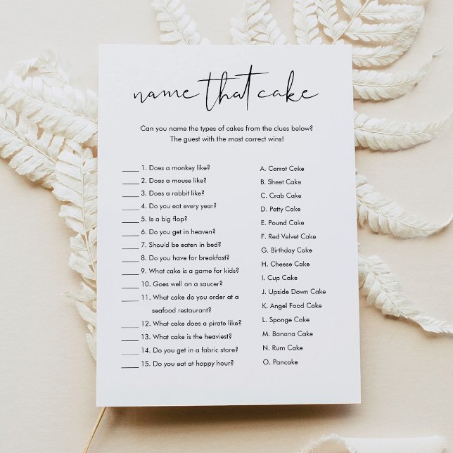 Invitación STELLA Nombre Que La Ducha De Novias De Pastel Tar (Subido por el creador)