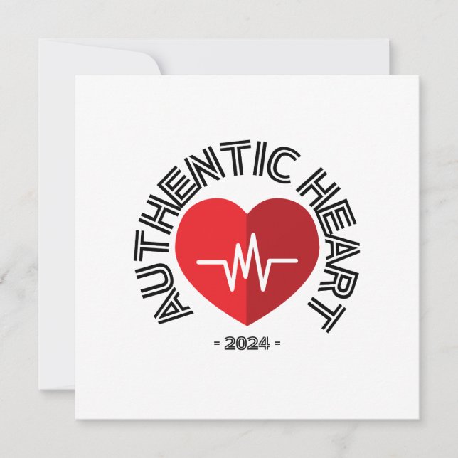 Invitación Sticker Authentic Heart 2024 (Anverso)