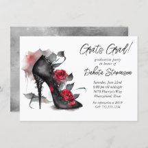 Stilettos De Moda Gótica Con Graduación De Rosas R