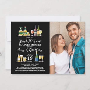 Invitación Stock El Bar Fiesta Fotográfico Compromiso Ducha P