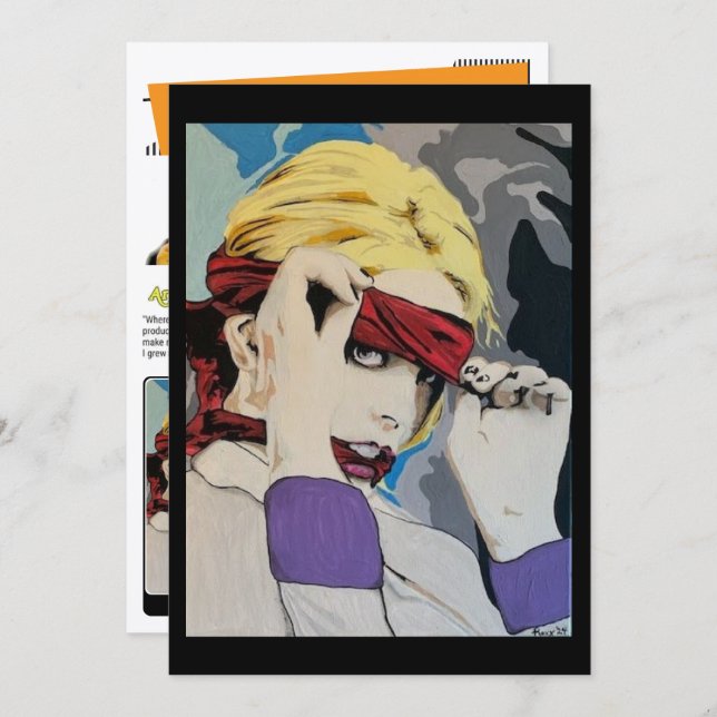 Invitación ‘Stockholm Syndrome’ Painting Small-Scale Print (Anverso / Reverso)