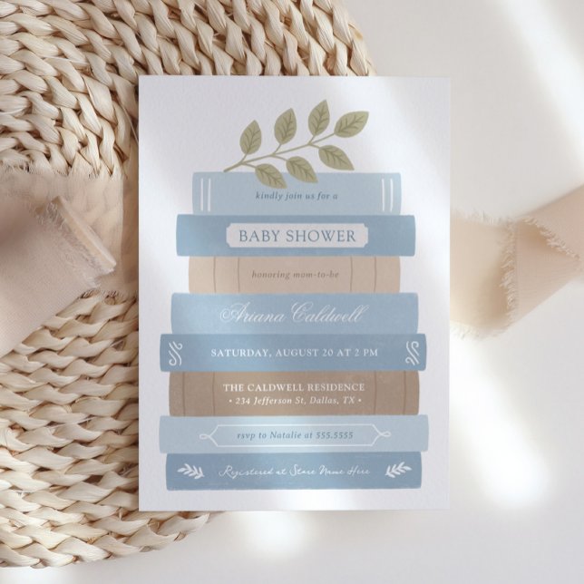 Invitación Storybook Blue Boy Baby Shower (Subido por el creador)