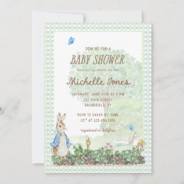 Invitación Storybook Garden Rabbit Inspired Baby Shower 