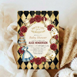Invitación Storybook Garden Tea Party Baby Shower