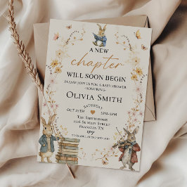 Invitación Storybook New Chapter Baby Shower Invitation