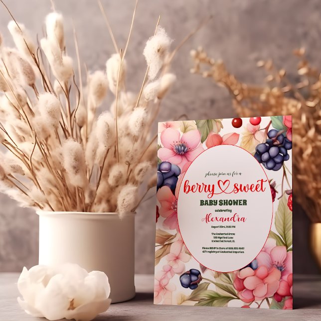 Invitación Strawberry Baby Shower (Subido por el creador)