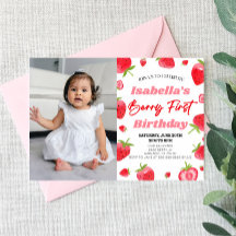 Strawberry Berry Primera imagen Primer Fiesta de c