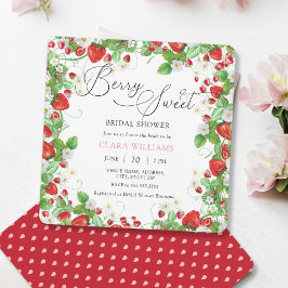 Invitación Strawberry Bridal Shower