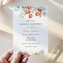 Strawberry Vines Bridal Shower