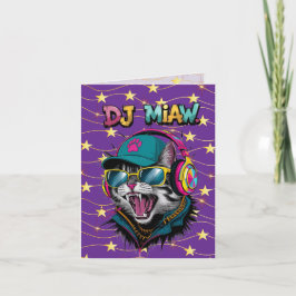 Invitación Street Cat DJ Attitude – Arte de Ropa Callejera Au