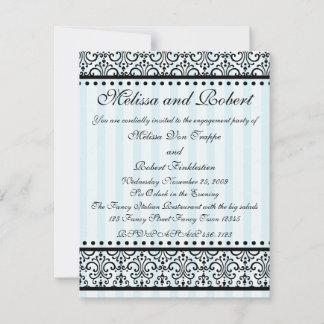 Invitación Stripey and Lacy