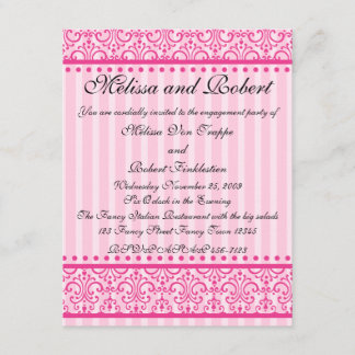 Invitación Stripey and Lacy