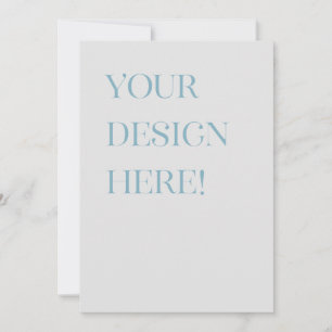 Invitación Su diseño aquí - para su propio diseño personaliza