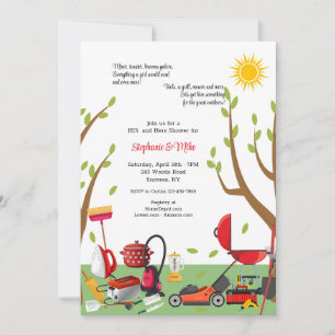 Invitación Su ducha de matrimonio y la suya