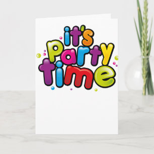 Invitación ¡Su fiesta del tiempo del fiesta invita a la