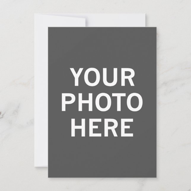Invitación Su foto aquí (Anverso)