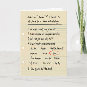 Invitación SU LISTA - ¿Ser mi Usher?