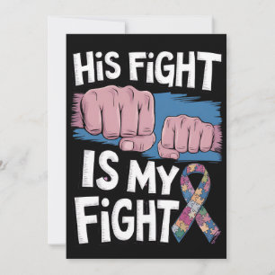 Invitación Su lucha es mi lucha Apoya la conciencia del autis