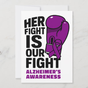 Invitación Su lucha es nuestra lucha - Conciencia del Alzheim