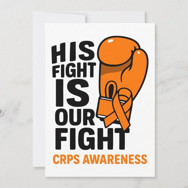 Invitación Su lucha es nuestro apoyo al CRPS (Anverso)