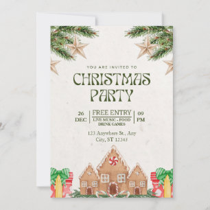 Invitación "Su presencia es honrada: Navidades encantadores i