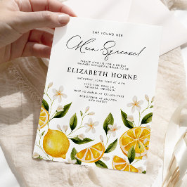 Invitación Su principal Fiesta de limón helado ducha de novia