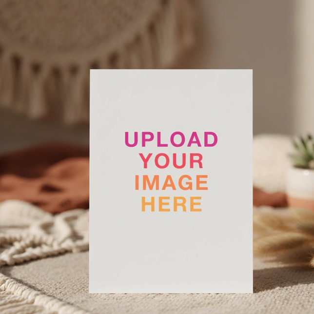 Invitación Su propia imagen de impresión Boda blanco (Subido por el creador)