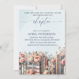 Invitación Su próximo capítulo comienza, ducha de novia de cu