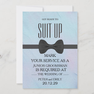 Invitación Su servicio como Groomsman
