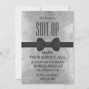 Invitación Su servicio como Groomsman