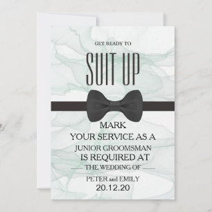 Invitación Su servicio como Groomsman