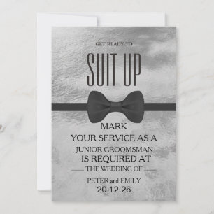 Invitación Su servicio como Groomsman