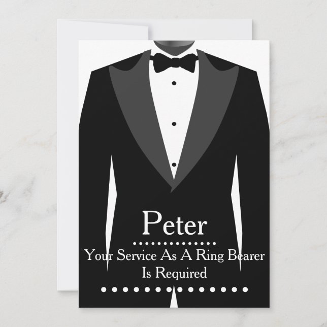 Invitación Su servicio como un ganadero de carreras (Anverso)