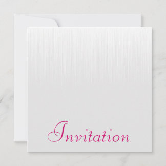 Invitación Suave Rasberry Estático Gris Todos los eventos