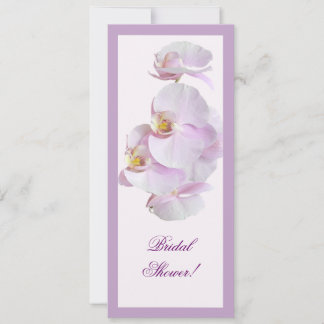 Invitación suave y elegante de la ducha de la boda