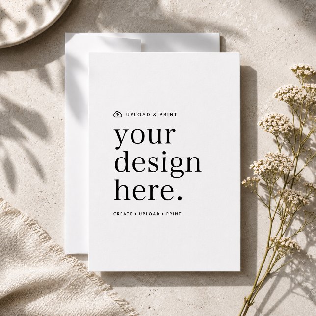 Invitación | Sube tu diseño de tarjeta de plantill (Versatile invitation template for business, events, weddings, special occasions & more!)