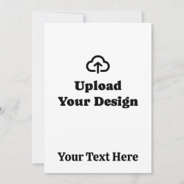 Invitación Sube tu gráfico y texto